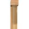 Ekena Millwork Traditional Block Rough Sawn Bracket w/ Offset Brace, Western Red Cedar, 6"W x 24"D x 24"H BKT0604X24X24TRA05RWR - alternate 4